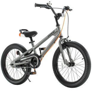 Велосипед 18" RoyalBaby Freestyle 7 сірийВелосипед 18" RoyalBaby Freestyle 7 сірий фото