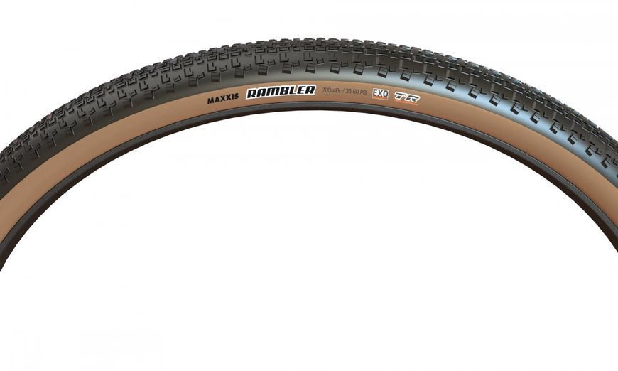 Покришка MAXXIS RAMBLER 700X40C TPI-60 Foldable EXO/TR/TANWALLПокришка MAXXIS RAMBLER 700X40C TPI-60 Foldable EXO/TR/TANWALL фото