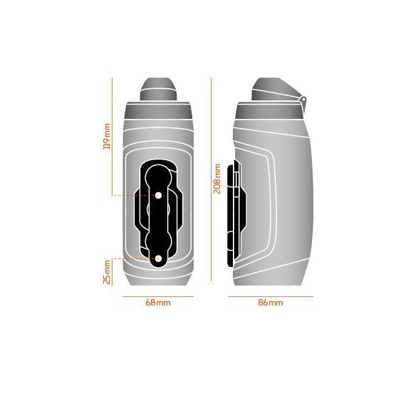 Фляга FIDLOCK TWIST 590 with FL logo, синій SET (connector + BIKE base)Фляга FIDLOCK TWIST 590 with FL logo, blue SET (connector + BIKE base) фото