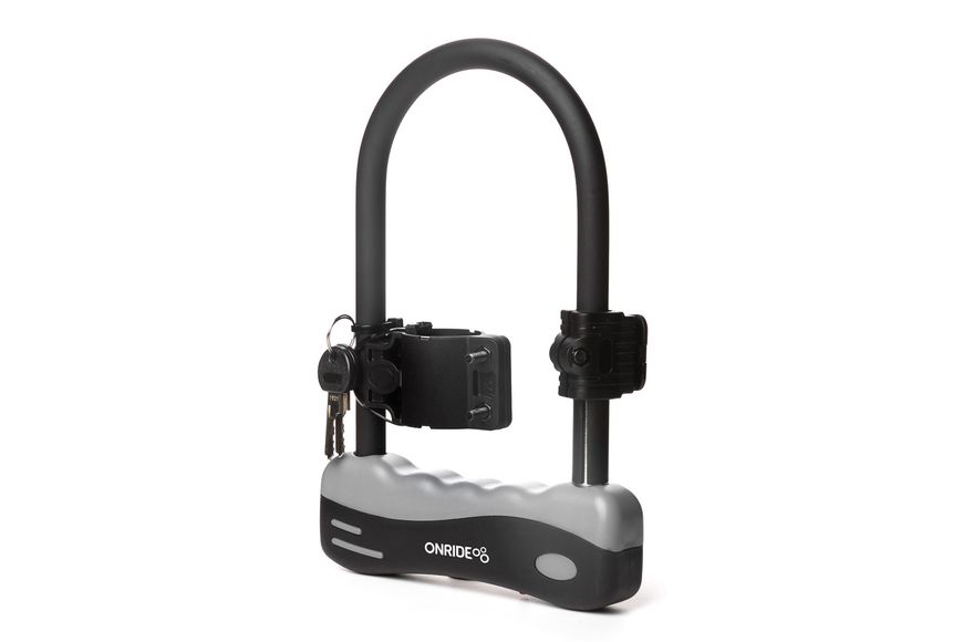 Замок U-lock ONRIDE Clamp 10 скоба з кріпленням 12х108х183 6931610194 фото