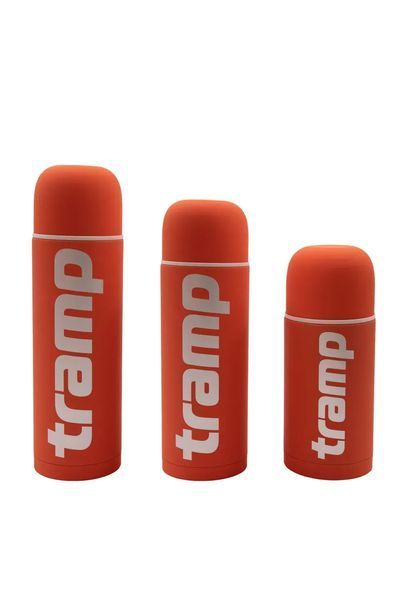 Термос TRAMP Soft Touch 1 л orangeТермос TRAMP Soft Touch 1 л помаранчевий фото