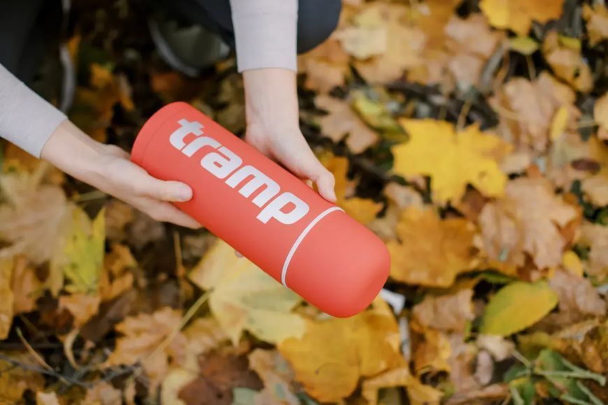 Термос TRAMP Soft Touch 1 л orangeТермос TRAMP Soft Touch 1 л помаранчевий фото
