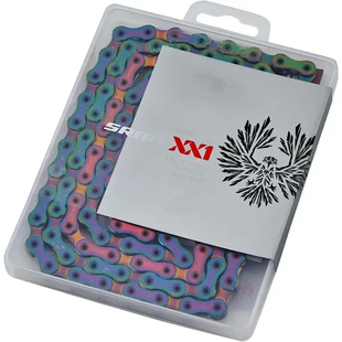 Ланцюг 12 шв. SRAM XX1 EAGLE бензиновийЛанцюг 12 шв. SRAM XX1 EAGLE чорний Rainbow фото