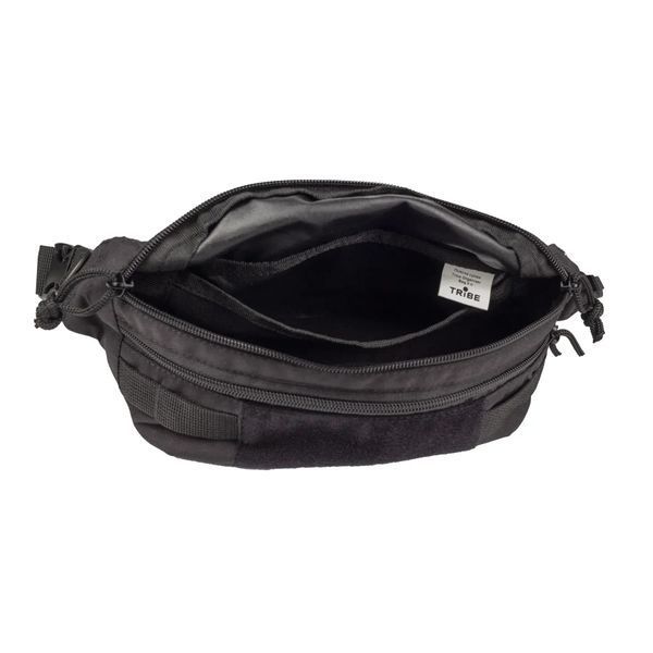 Сумка поясна Tribe Organiser Bag Velcro 3 л T-ID-0004 ЧорнаСумка поясна Tribe Organiser Bag Velcro 3 л Чорна фото