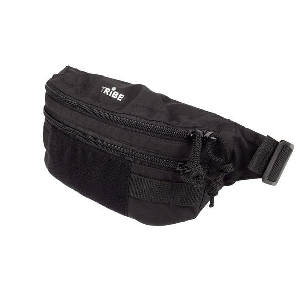Сумка поясна Tribe Organiser Bag Velcro 3 л T-ID-0004 ЧорнаСумка поясна Tribe Organiser Bag Velcro 3 л Чорна фото