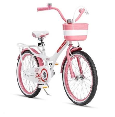 Велосипед 20" RoyalBaby BMX ST Jenny біло-рожевийВелосипед 20" RoyalBaby BMX ST Jenny білий фото