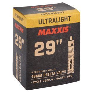 Камера 29X1.75/2.4 MAXXIS ULTRALIGHT Ніпель - Presta 48mmКамера 29X1.75/2.4 MAXXIS ULTRALIGHT Ніпель - Presta 48mm фото
