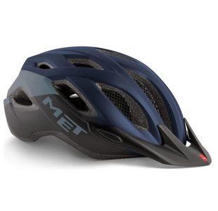 Шолом MET CROSSOVER CE BLUE BLACK MATT XL (60-64)Шолом MET CROSSOVER CE BLUE BLACK MATT XL (60-64) фото