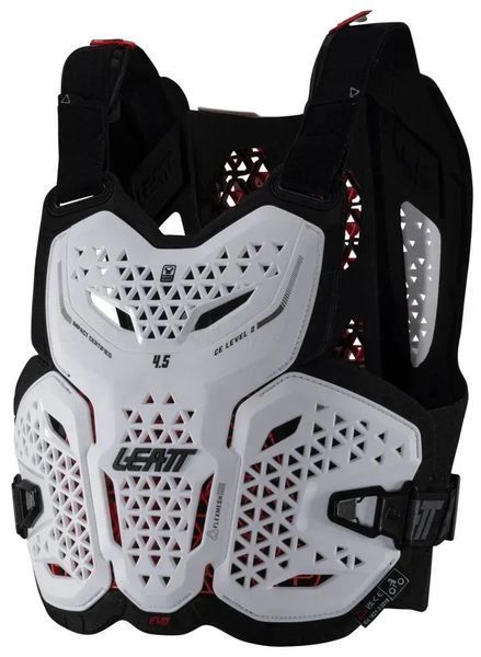 Захист тіла LEATT 4.5 EVO Chest Protector (White), S/MЗахист тіла LEATT 4.5 EVO Chest Protector (White) фото
