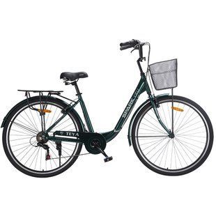 Велосипед 28" SPARK CITY TEYA, 18", темно-зеленийВелосипед 28" SPARK CITY TEYA, 18", темно-зелений фото