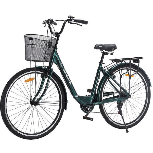 Велосипед 28" SPARK CITY TEYA, 18", темно-зеленийВелосипед 28" SPARK CITY TEYA, 18", темно-зелений фото
