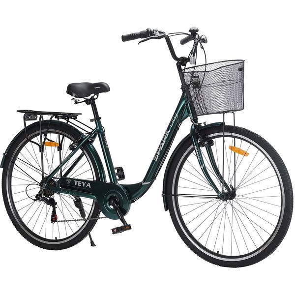 Велосипед 28" SPARK CITY TEYA, 18", темно-зеленийВелосипед 28" SPARK CITY TEYA, 18", темно-зелений фото