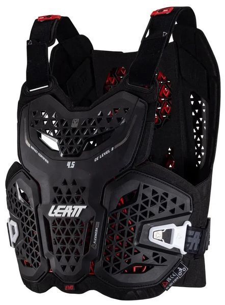 Захист тіла LEATT 4.5 EVO Chest Protector (Black), S/MЗахист тіла LEATT 4.5 EVO Chest Protector (Black) фото