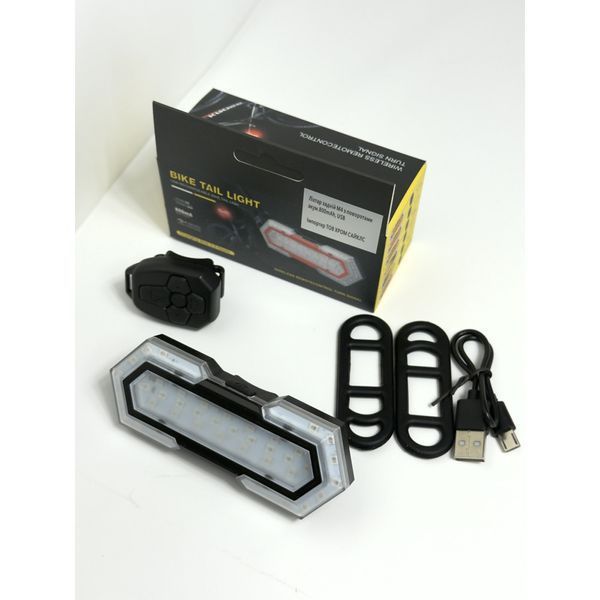 Ліхтар задній M4 (BL-803) з поворотами (800mAh, USB)Ліхтар задній BL-803 з поворотами (800mAh, USB) фото