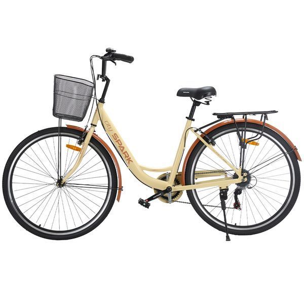Велосипед 28" SPARK CITY CELINE, 18", бежевийВелосипед 28" SPARK CITY CELINE, 18", бежевий фото