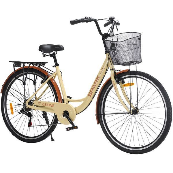 Велосипед 28" SPARK CITY CELINE, 18", бежевийВелосипед 28" SPARK CITY CELINE, 18", бежевий фото