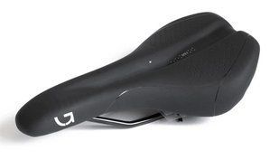 Сідло Green Cycle Active Air 150, сталеві рейлиСідло Green Cycle Active Air 150, сталеві рейли, чорне фото