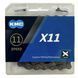 Ланцюг KMC X11 Gray 118 ланок з замком в боксі